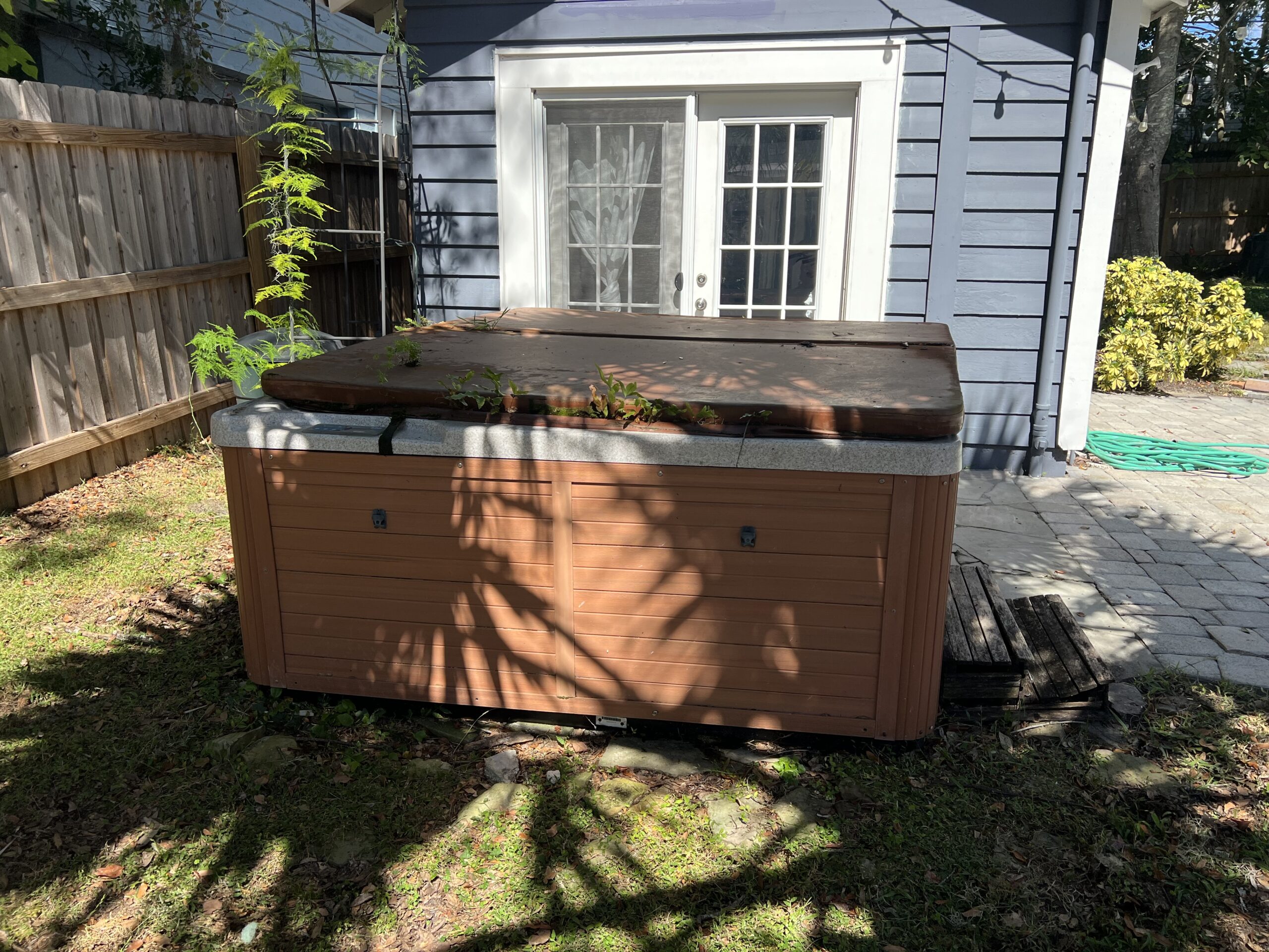 Affordable hot tub removal